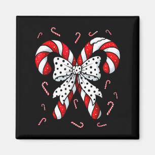 Candy Cane Merry And Bright Red And White Candy Co Magnet