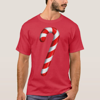 Candy Cane Merry and Bright Red and White Candy Co T-Shirt