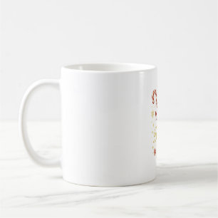 Candy Cane “Merry & Bright” Christmas Mug 