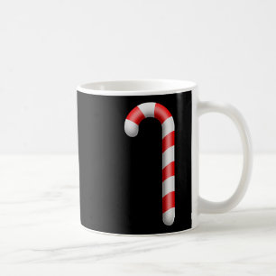Candy Cane Merry Christmas Lights Cute Santa Hat P Coffee Mug