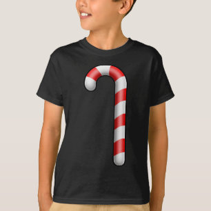 Candy Cane Merry Christmas Lights Cute Santa Hat P T-Shirt