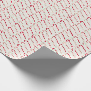Candy Cane Modern Christmas Wrapping Paper