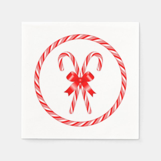 Candy Cane  Napkin (Front)