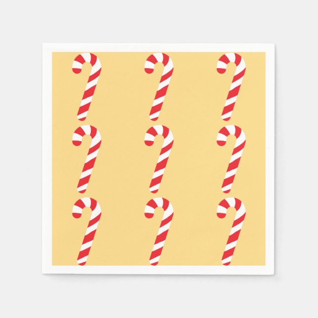 Candy Cane Napkin (Front)