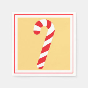 Candy Cane Napkin