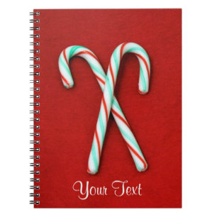 Candy Cane Notebook