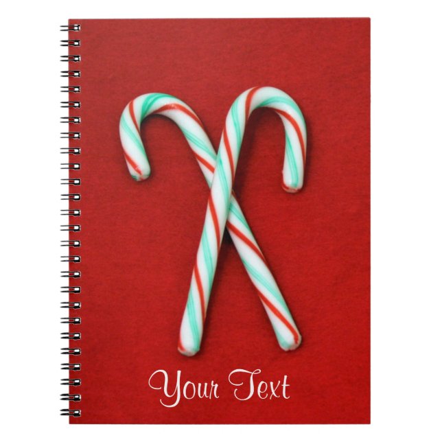 Candy Cane Notebook (Front)
