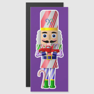 Candy Cane Nutcracker with Little Red Truck