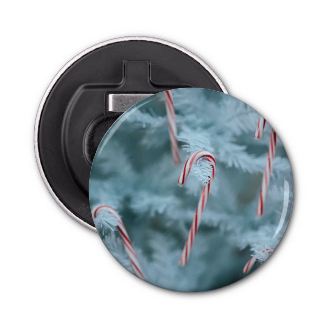 Candy Cane on Tree Bottle Opener (Front)