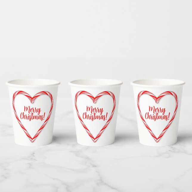 Candy Cane  Paper Cups (Multi)