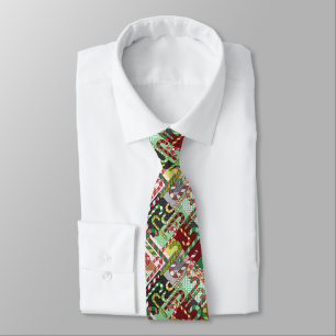 Candy Cane Pattern Tie