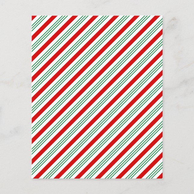 candy cane patterned paper (Front)