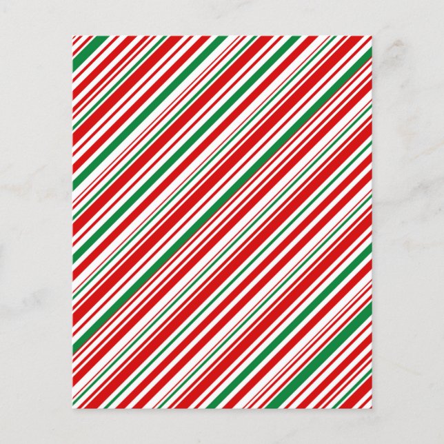 candy cane patterned paper (Front)