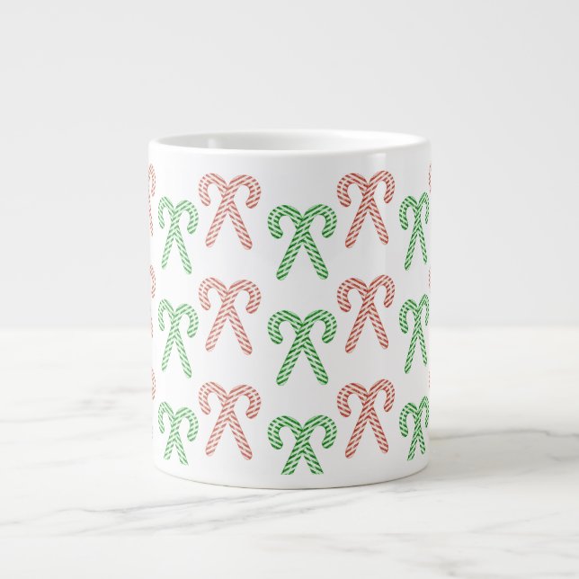 Candy cane/peppermint  large coffee mug (Front)