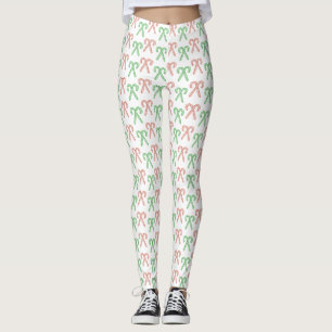 Candy cane/peppermint leggings