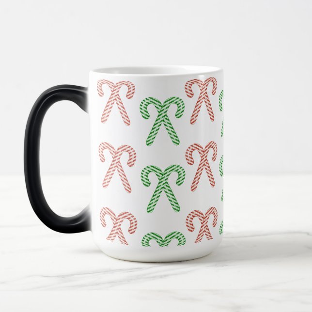 Candy cane/peppermint  magic mug (Left)