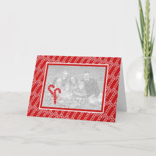 Candy Cane-Photo Card