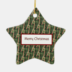 Candy Cane Photo Ornament 