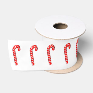 Candy Cane Ribbon Satin Ribbon