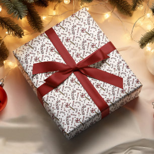 Candy Cane set of 3 Wrapping Paper 