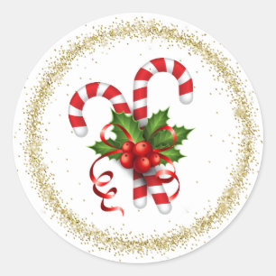 Candy Cane Stickers