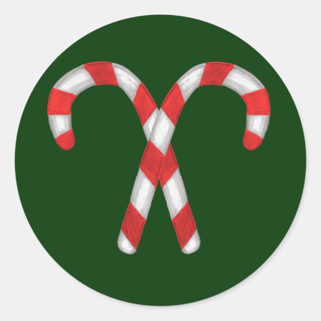 Candy Cane Stickers (Front)