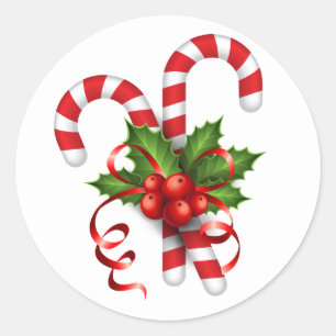 Candy Cane Stickers