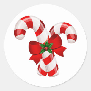 Candy Cane Stickers