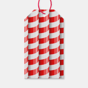 Candy Cane Stripe Christmas Gift Tags