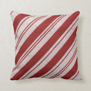 Candy Cane Stripe Cushion