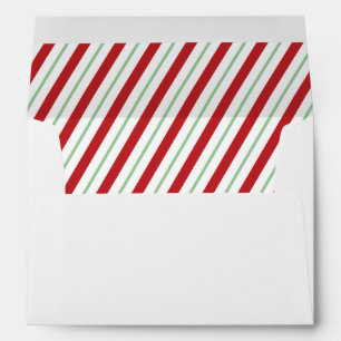 Candy Cane Stripe Envelopes