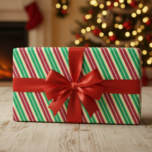 Candy Cane Stripe  Wrapping Paper
