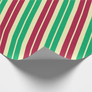 Candy Cane Stripe Wrapping Paper