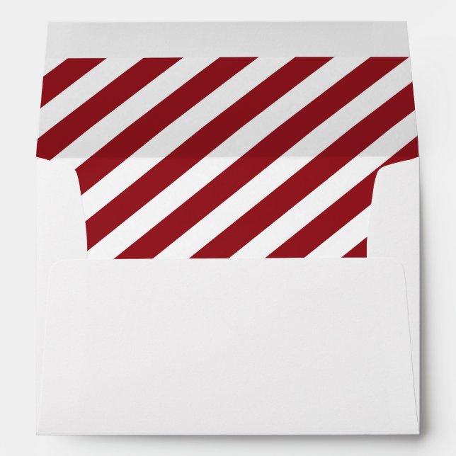 Candy Cane Striped Christmas Envelopes (Back (Bottom))