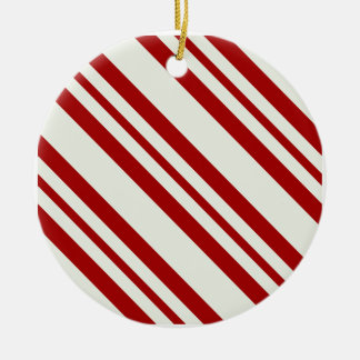 Candy Cane Striped Christmas Ornament