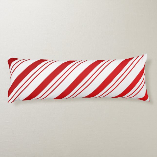 Candy Cane Stripes Body Cushion (Back)