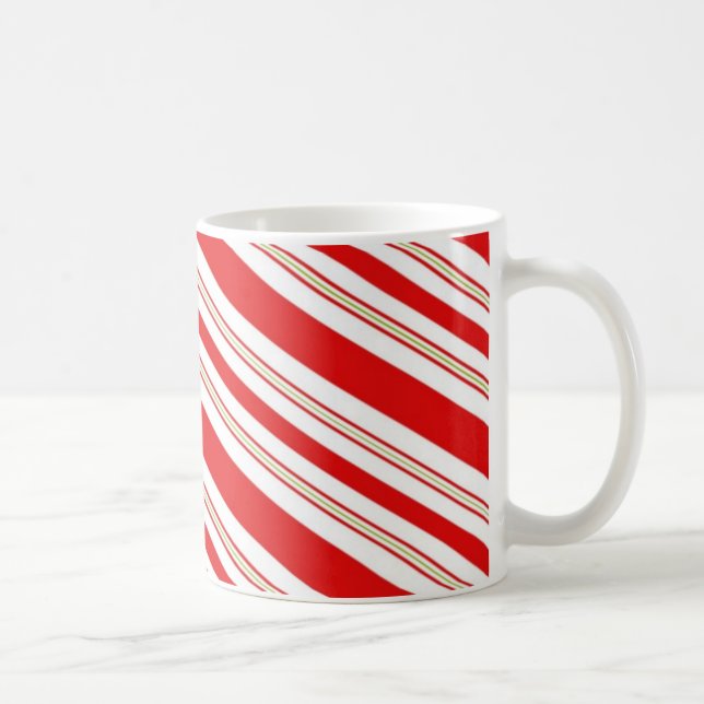 Candy Cane Stripes Coffee Mug (Right)