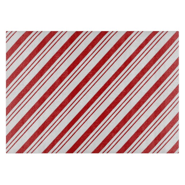 Candy Cane Stripes Cutting Board (Front)