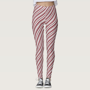 Candy Cane Stripes in Your Favourite Colour Leggings
