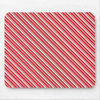 Candy Cane Stripes Mouse Mat