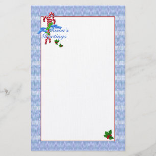 Candy Cane Surprise Christmas Stationary Stationery