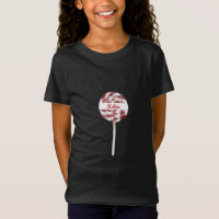 Candy Cane Swirl Lollipop with Name