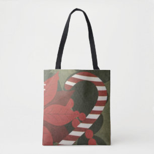Candy Cane Tote Bag