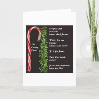Candy Cane True Meaning Holiday Card