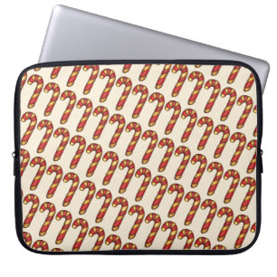 Candy Cane Twist Christmas Cookie Holiday Baking Laptop Sleeve