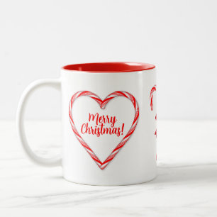Candy Cane  Two-Tone Coffee Mug