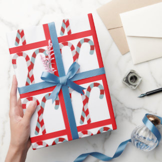 Candy Cane Wrapping Paper