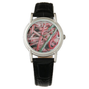 Candy Canes and Peppermints Christmas Holiday Watch