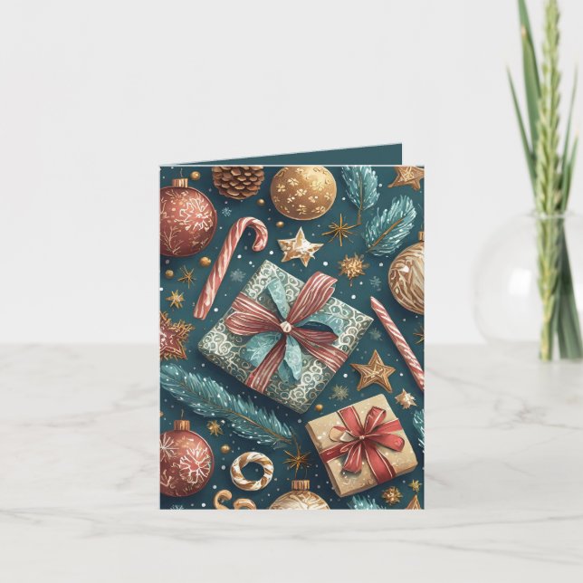 Candy Canes and Presents Holiday (Front)