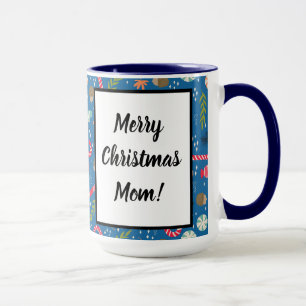 Candy Canes and Wrapped Christmas Candy Mug